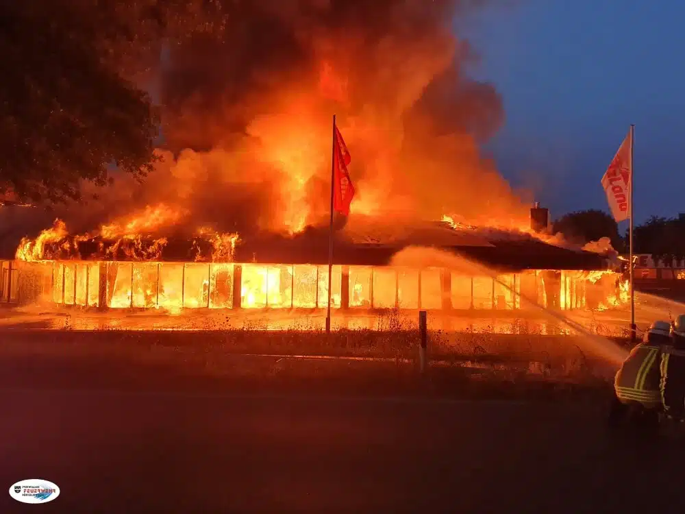 Ein Großbrand beschäftigte am 04. August 2020 insgesamt ca. 250 Einsatzkräfte.