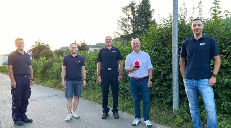 Mithilfe eines Warnkonzepts möchten Feuerwehr und Stadtwerke Bad Säckingen für anfahrende Privatfahrzeuge der Feuerwehr im Murger Weg senisibiliseren.