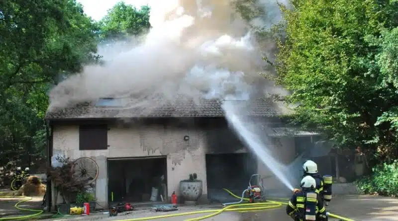 Scheunenbrand in Iserlohn