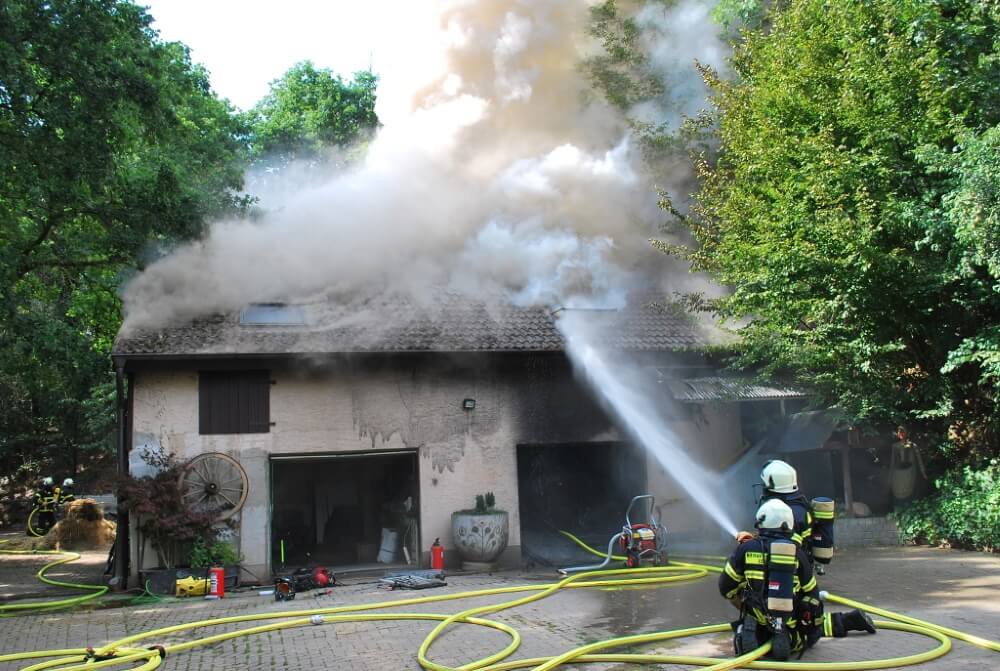 Scheunenbrand in Iserlohn