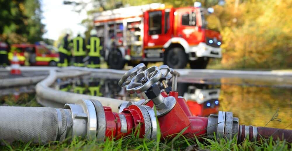 In der Nacht auf den 23. August 2020 brannte in Frankfurt am Main eine Gewerbeabfallsortieranlage.