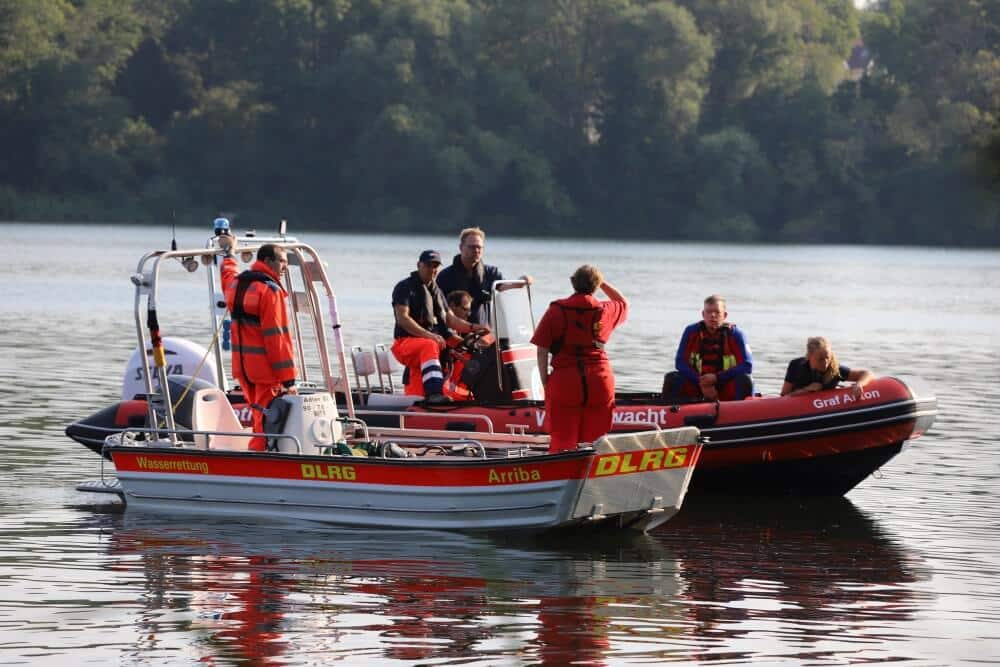 Am Morgen des 16. August rückten Einsatzkräfte zum Muggesfelder See aus, um eine vermisste Person zu suchen.