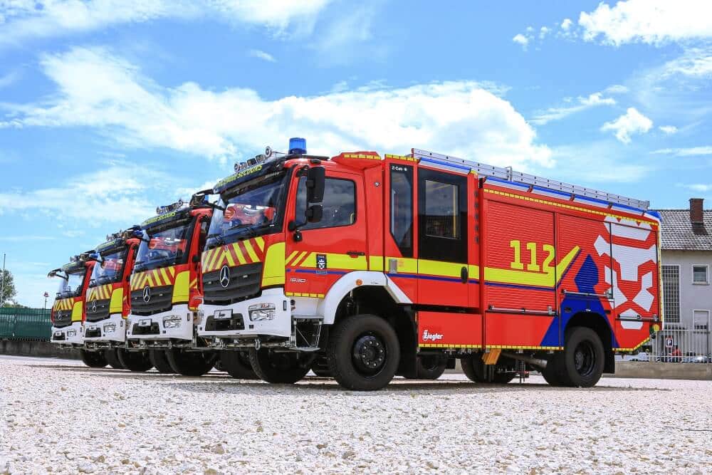 Neun neue Feuerwehrfahrzeuge hat das Land Luxemburg für einige Feuerwehren beschafft.