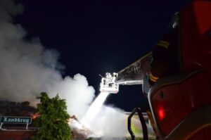 Brand im Landkrug Mielkendorf