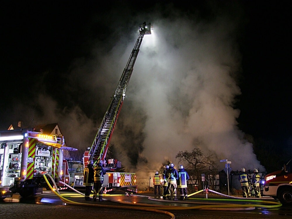 Am Abend des 27. November 2020 brannte in Lauf an der Pegnitz eine Scheune.
