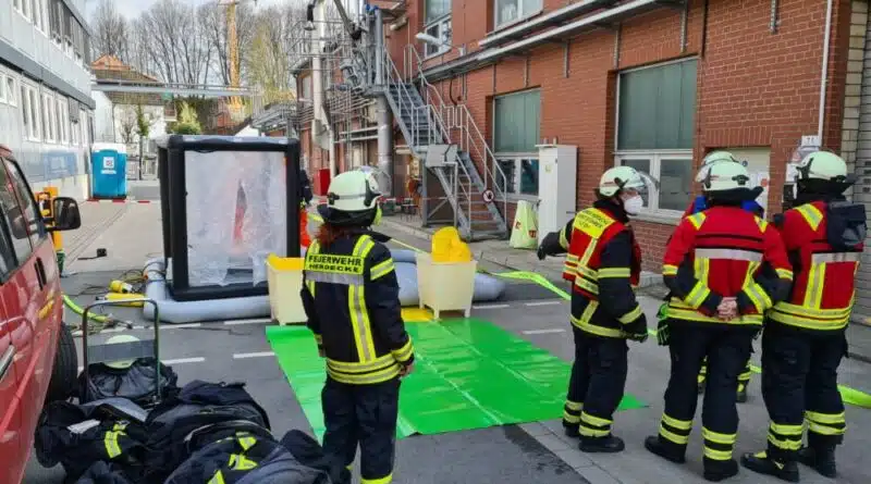 Zu einem ABC-Einsatz rückte die Feuerwehr Herdecke am 19. April 2021 aus.