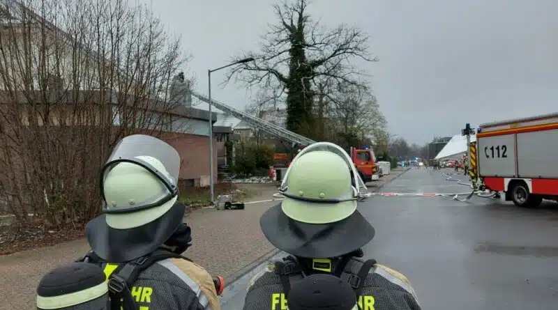 Am 7. April 2021 rückte die Feuerwehr Bocholt zum Brauhaus aus, da dort ein Feuer ausgebrochen war.