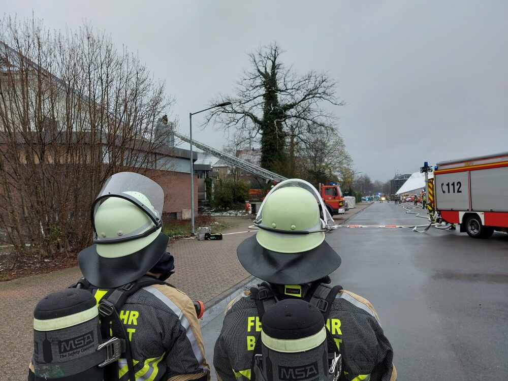 Am 7. April 2021 rückte die Feuerwehr Bocholt zum Brauhaus aus, da dort ein Feuer ausgebrochen war.