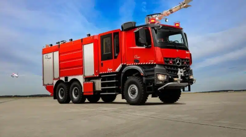 Sieben neue Flugfeldlöschfahrzeuge von Ziegler erhalten Flughäfen in Griechenland.