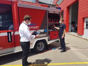 Magirus fleetconnect im Einsatz