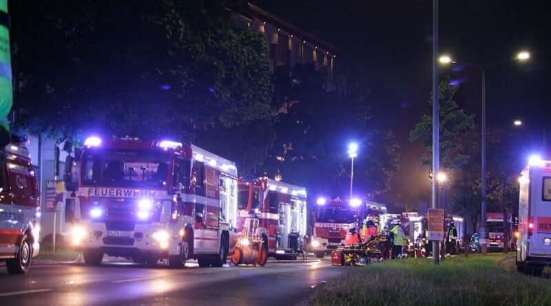 Zu einer Evakuierung infolge eines Zimmerbrands kam es am Abend des 7. September 2021 in der Nürnberger Nordstadt.