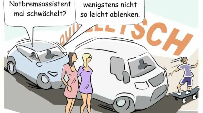 Notbremsassistenten sind gute Hilfsmittel, wenn sie richtig funktionieren.
