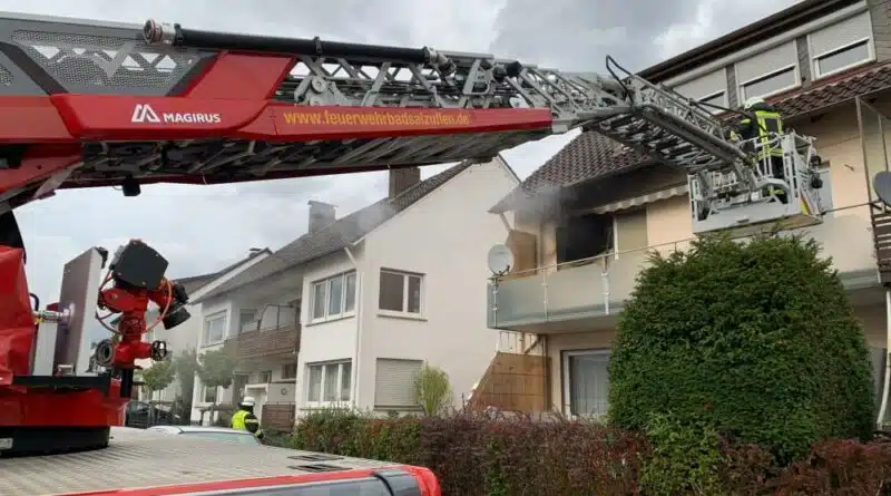 Ein Menschenleben war in dieser Brandwohnung in Gefahr