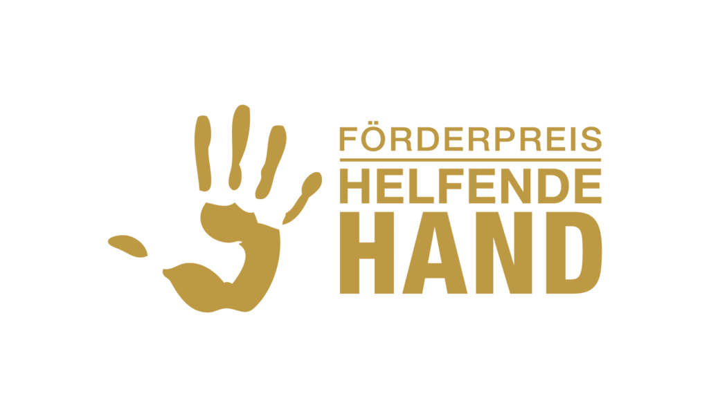 Logo des Förderpreises Helfende Hand