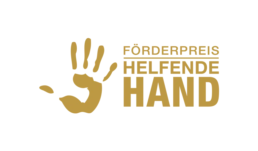 Logo des Förderpreises Helfende Hand