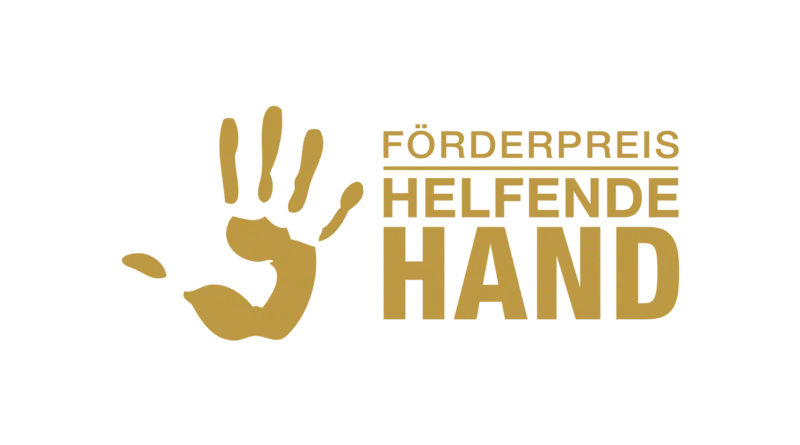 Logo des Förderpreises Helfende Hand