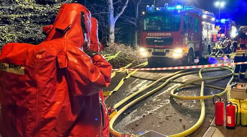 Einsatzkraft unter CSA beim Einsatz