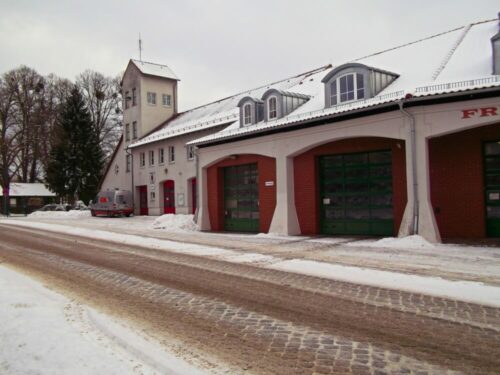 haus der ff templin im winter