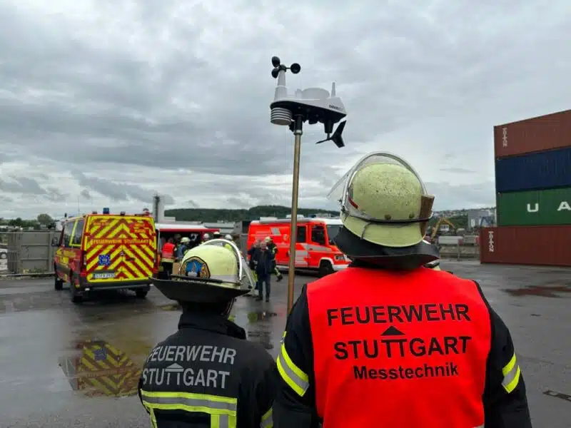 Messeinsatz nach Gasgeruch