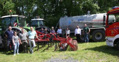Löschende Landwirte: Aktion im Landkreis Coburg