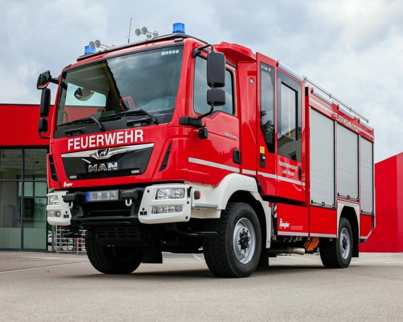 Neuer Auftrag: 50 LF 10 KatS auf MAN-Fahrgestell sollen für den hessischen Katastrophenschutz realisiert werden. Foto: Albert Ziegler GmbH