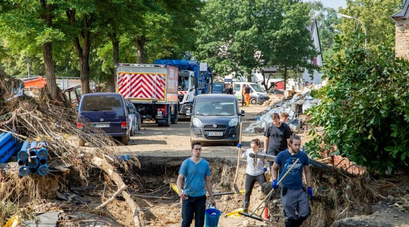 Spontanhelfende leisteten einen wichtigen Beitrag bei der Flutkatastrophe 2021. Foto: Kreisbrandinspektion Aschaffenburg