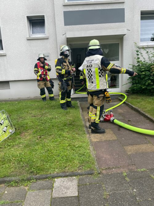 Einsatzkräfte der Feuerwehr Essen