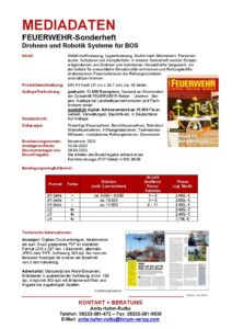 Mediadaten Sonderheft Drohnen Robotik Systeme 2023
