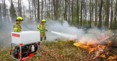 Klassisches Einsatzgebiet: Bei Bränden im Gelände kann FastAttack mobil genutzt werden. Foto: Meier-Brakenberg