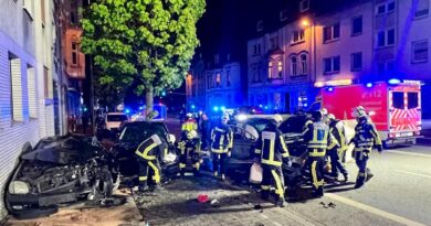 Schwerer Verkehrsunfall in Riemke