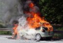 Fahrzeugbrand auf dem Standstreifen
