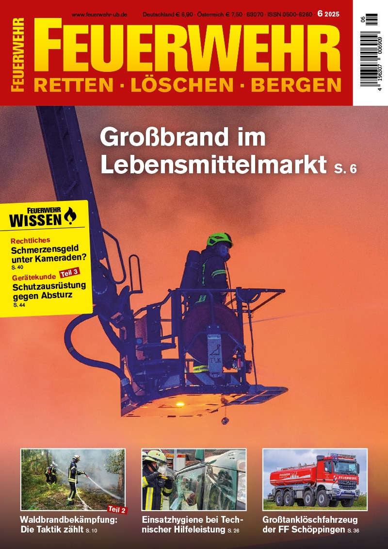 Cover des Feuerwehr Magazins