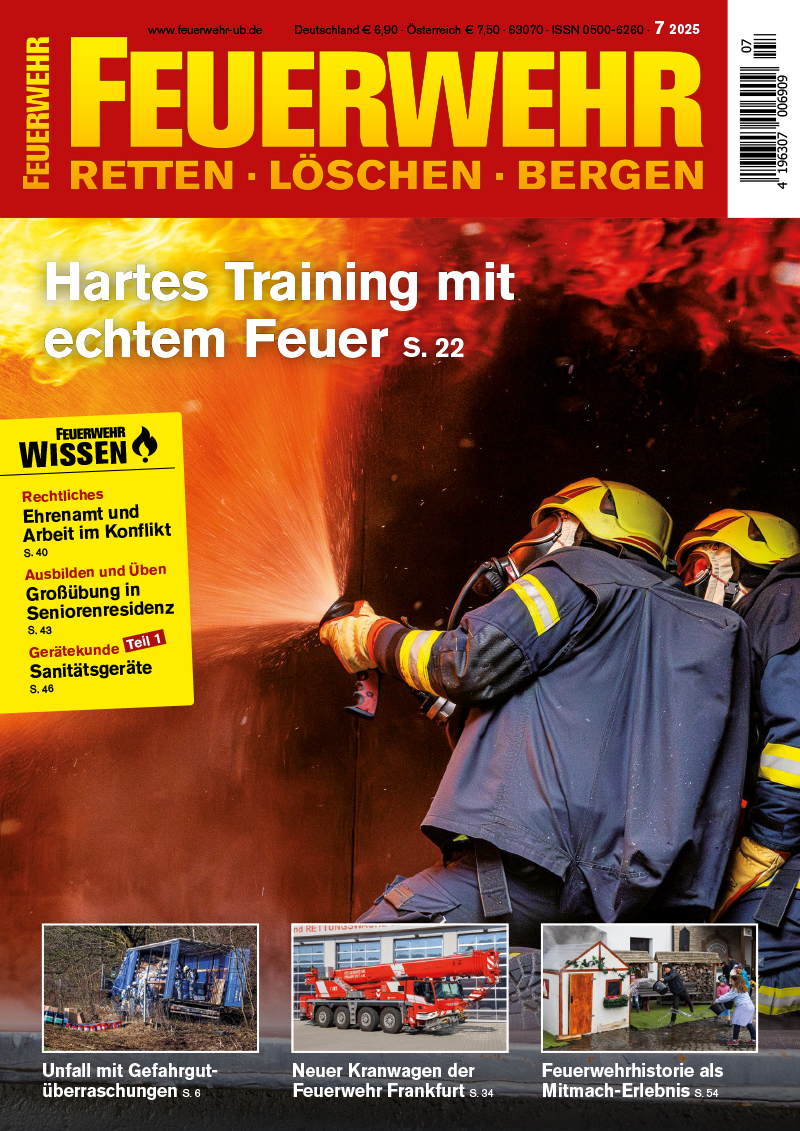 Cover des Feuerwehr Magazins