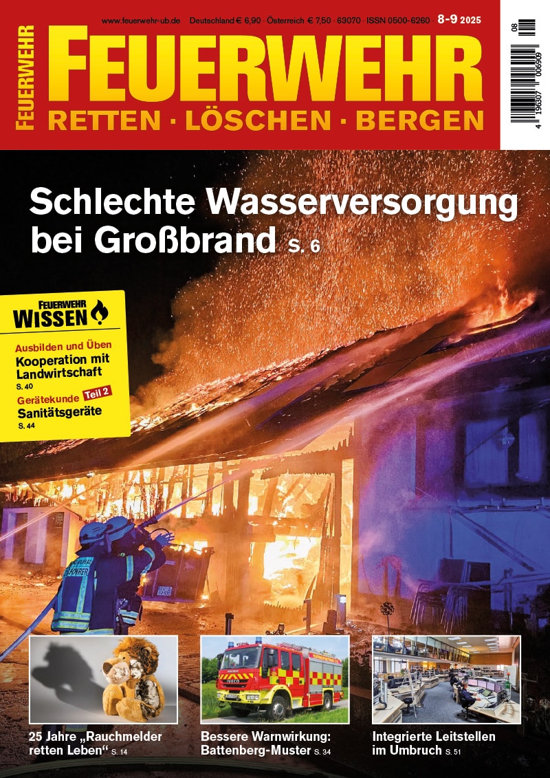 Cover des Feuerwehr Magazins
