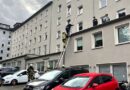 Große Rauchausbreitung bei Kellerbrand