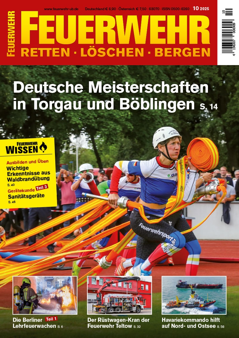 Cover des Feuerwehr Magazins