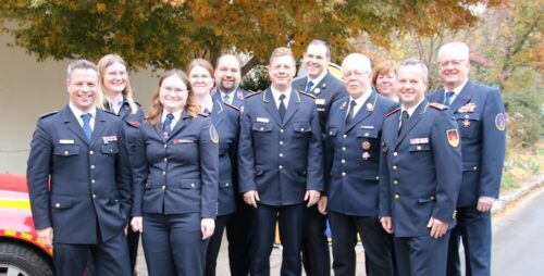 Gelebte Wertebildung: Vertreterinnen und Vertreter der Deutschen Jugendfeuerwehr (DJF). (Foto: Silvia Oestreicher/DFV)
