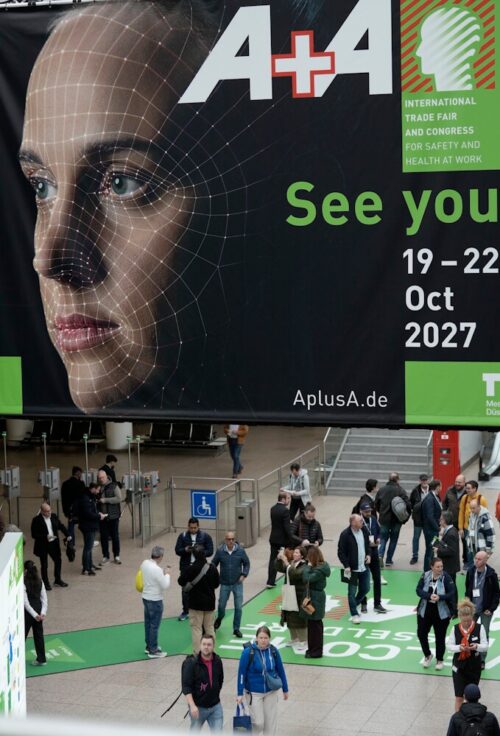 Nächster Termin: Die nächste A+A findet vom 19.–22. Oktober 2027 in Düsseldorf statt. (Foto: Messe Düsseldorf/ctillmann)