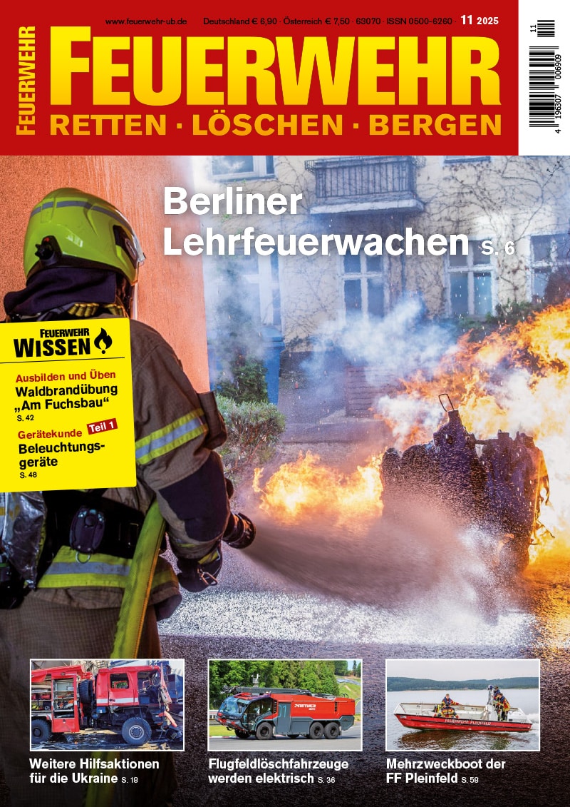 Cover des Feuerwehr Magazins