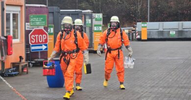 Gefahrguteinsatz der Feuerwehr Osterrönfeld Gefahrguteinsatz der Feuerwehr Osterrönfeld