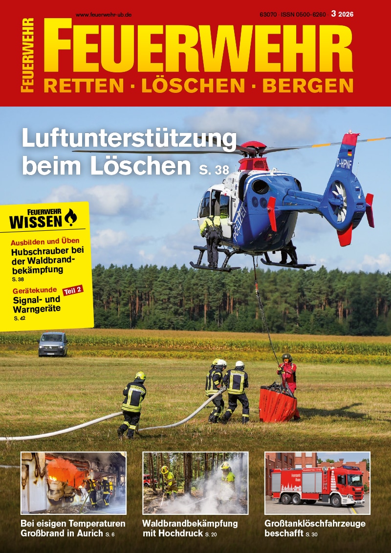 Cover des Feuerwehr Magazins